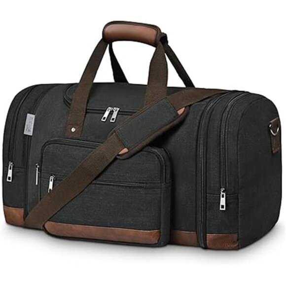 Duffle Bag for Travel,Overnight Weekend Gym Carry On Luggage Bag, 50L Travel Bag - Picture 7 of 7